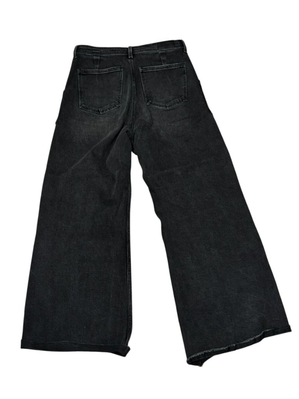 Pistola Black Palazzo Wide Leg Jeans High Rise Size 31 - Picture 10 of 12